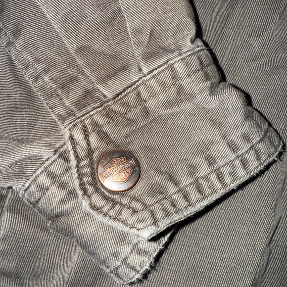 Harley Davidson Button Up Jacket - Picture 2 of 5
